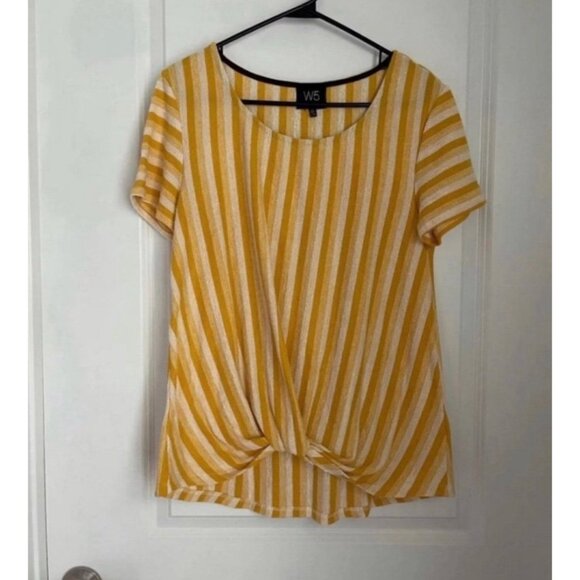 W5 Concepts Striped Yellow Medium - Picture 1 of 2